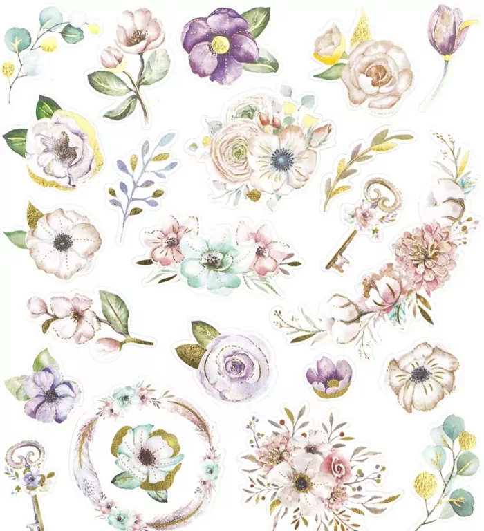 Naklejki boho florals 22szt - tantis.pl