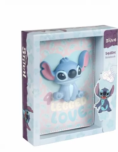 Notes B6 Squishy 3D Disney Fashion Stitch wzór 1 - tantis.pl