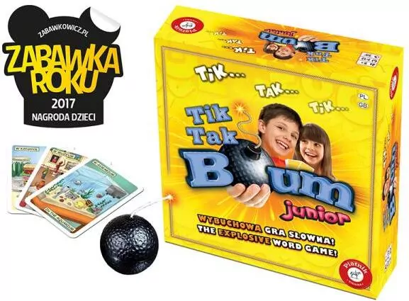 Tik Tak Bum junior. Wybuchowa gra słowna - tantis.pl