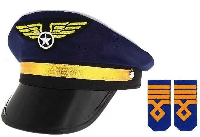 Czapka pilota z pagonami - tantis.pl