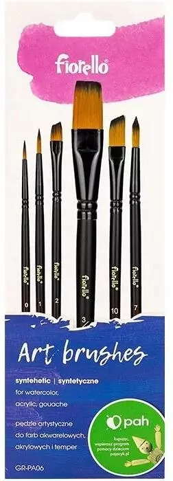 Pędzle artystyczne nylonowe - tantis.pl