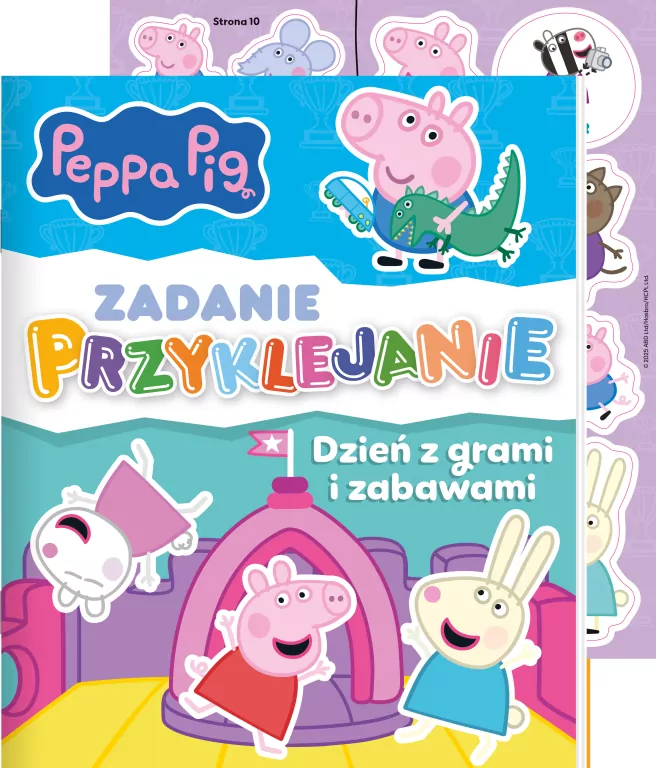 Świnka Peppa. Zadanie przyklejanie - tantis.pl