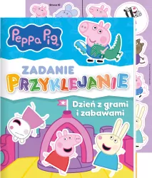 Świnka Peppa. Zadanie przyklejanie