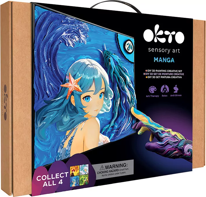 Malowanie 3D Manga 30x40cm Woda - tantis.pl