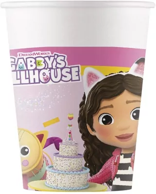 Kubeczki papierowe Gabby's Dollhouse 200ml