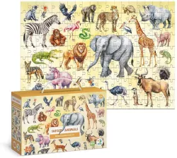 Puzzle 200 Montessori Safari animals