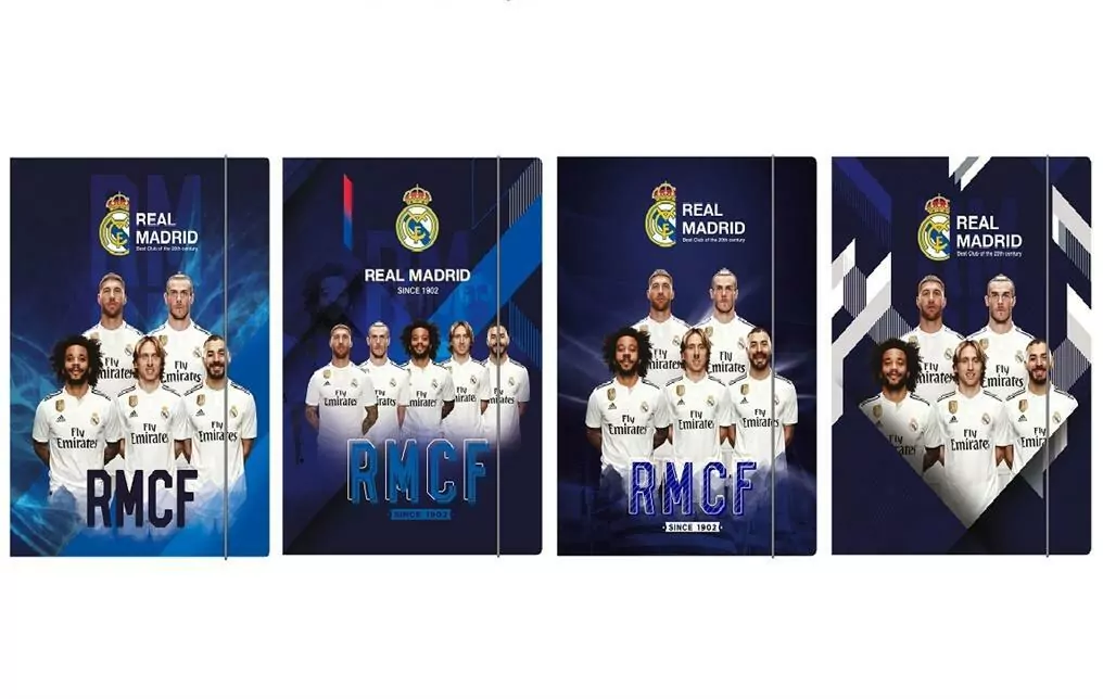 Teczka z gumką A4. Real Madrid mix - tantis.pl