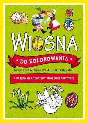 Wiosna do kolorowania. Z kredkami poznajemy wiosenne zwyczaje - tantis.pl