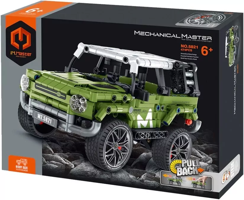 Klocki Jeep zielony 474el - tantis.pl