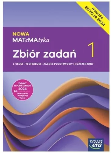 Nowa MATeMAtyka 1. Matematyka. ZPiR. Zbiór zadań. Liceum i technikum - tantis.pl