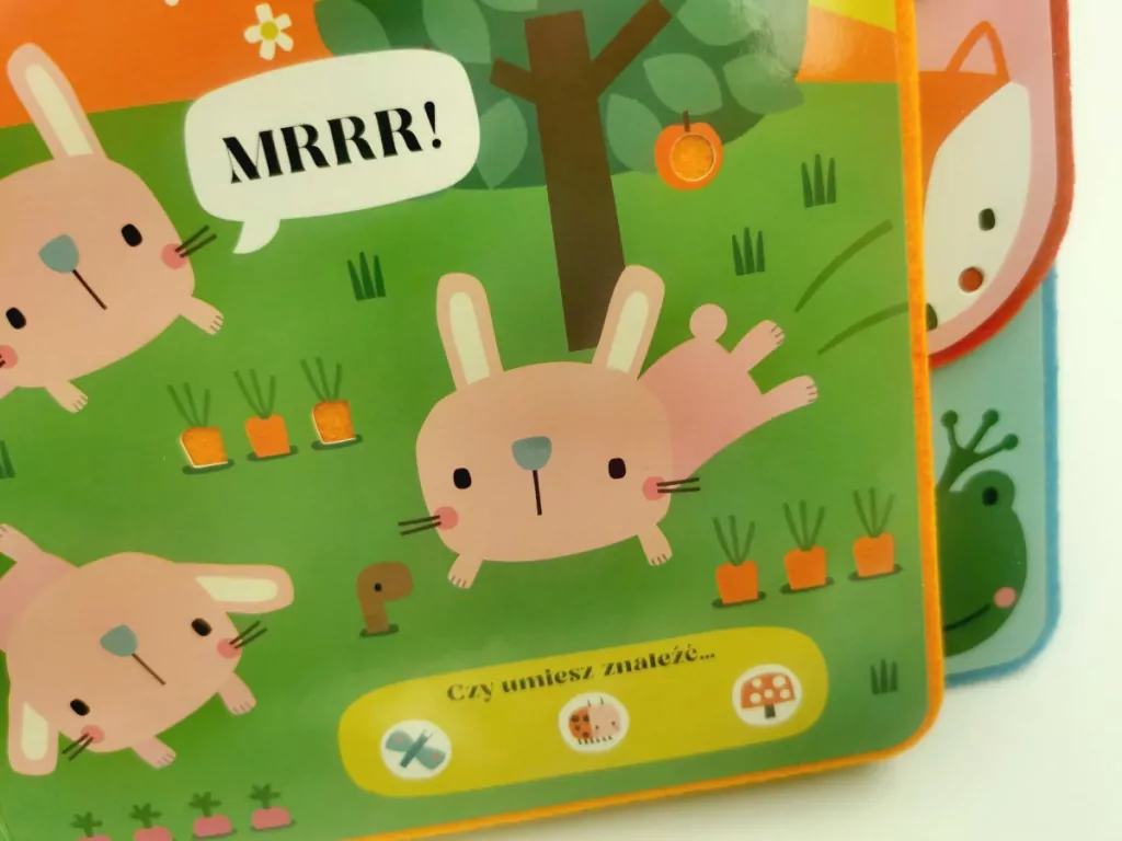 W lesie. Akademia Mądrego Dziecka. Poznaję dotykiem. Zabawa w szukaj i znajdź - tantis.pl