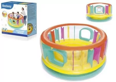 Trampolina dmuchana dla dzieci 180x86cm - tantis.pl