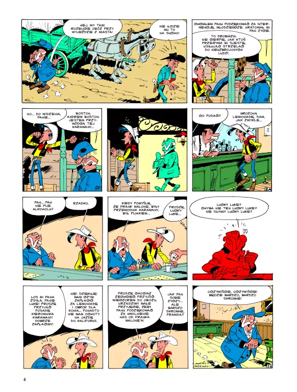 Karawana. Lucky Luke Tom 24 - tantis.pl
