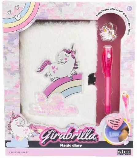 Girabrilla Jednorożec magiczny pamiętnik - tantis.pl