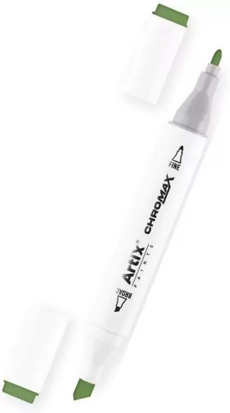 Marker Chromax z 2 końcówk. olive green 43 - tantis.pl