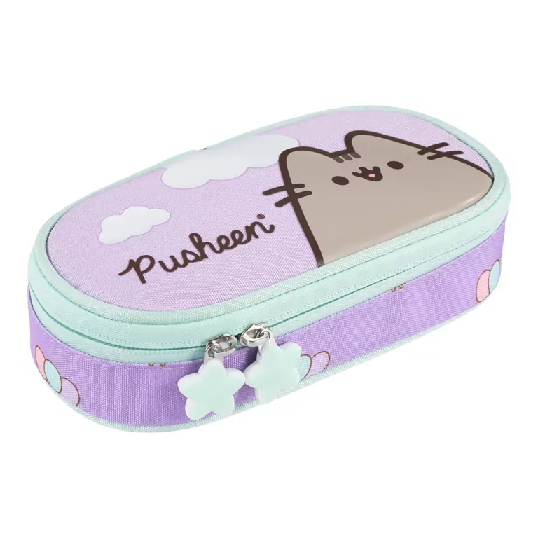 Piórnik saszetka z wewnętrzną klapką Pusheen violet - tantis.pl