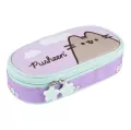 Piórnik saszetka z wewnętrzną klapką Pusheen violet - tantis.pl