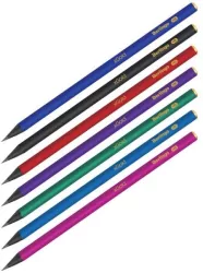 Ołówek z czarnego drewna HB xGold MIX