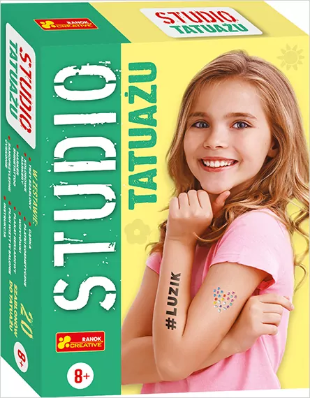 Studio tatuażu. Zestaw dla dziewczynek - tantis.pl