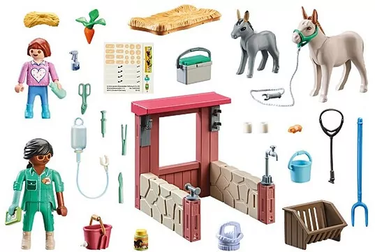 Weterynarz z osiołkami. Country 71471 - tantis.pl