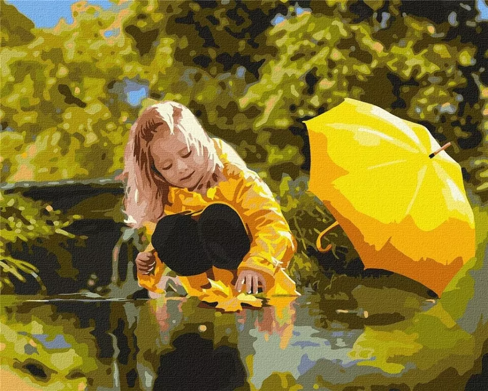 Malowanie po numerach. Ciepłe jesienne dni 40x50cm - tantis.pl
