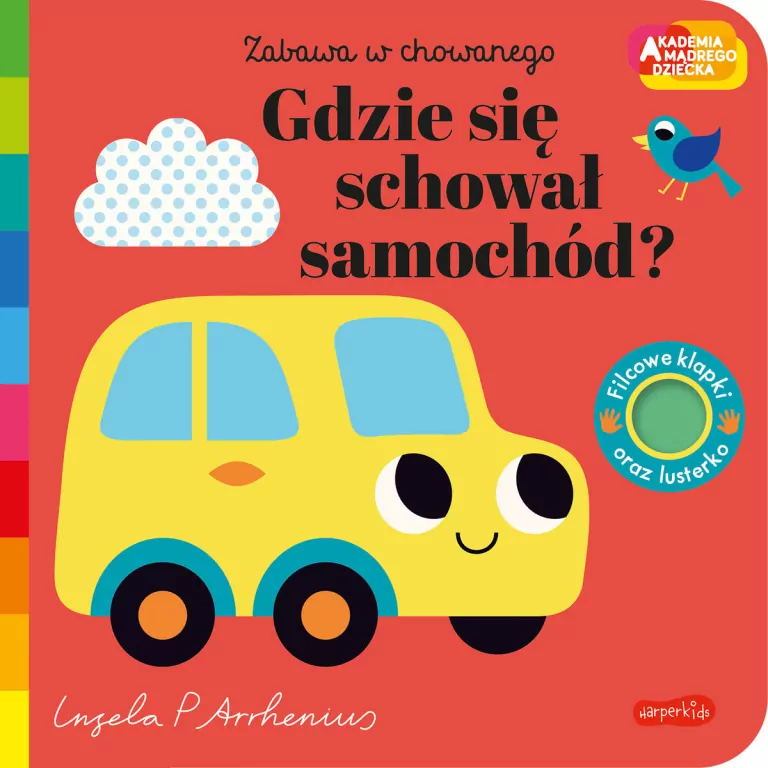 Gdzie się schował samochód? Akademia Mądrego Dziecka. Zabawa w chowanego - tantis.pl