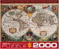 Puzzle 2000. Antyczna mapa świata - tantis.pl