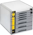 Szafka na dokumenty 7 szufl. metalowa YELLOW ONE - tantis.pl