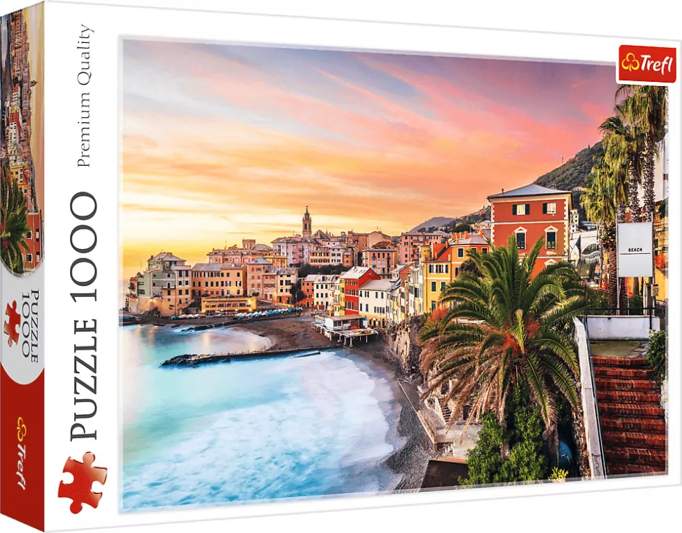 Puzzle 1000 Bogliasco, Liguria, Włochy TREFL - tantis.pl
