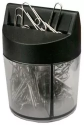 Spinacze 28mm srebrne w pudełku magnet