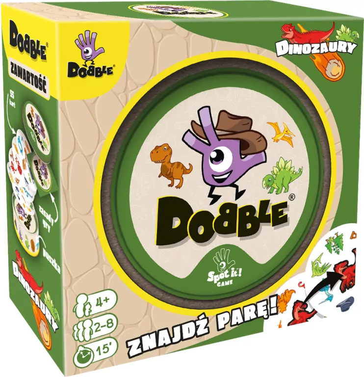 Dobble Dinozaury REBEL - tantis.pl