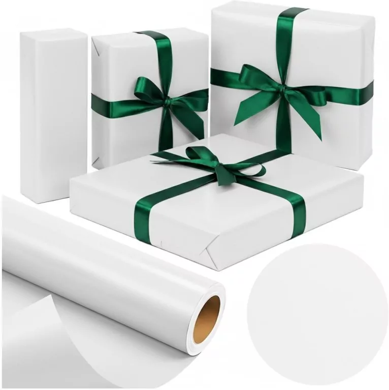 Papier ozdobny Elegancka Biel X-Strong 38cmx20m - tantis.pl