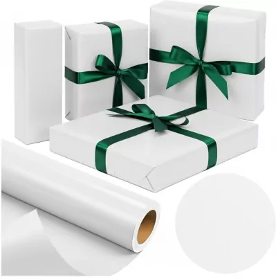 Papier ozdobny Elegancka Biel X-Strong 38cmx20m