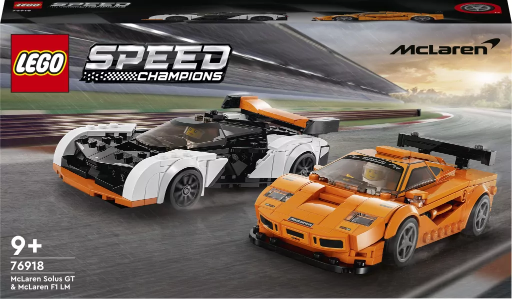 LEGO® Speed Champions. McLaren Solus GT i McLaren F1 LM 76918 - tantis.pl