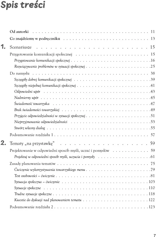 Menu umiejętności społecznych i życiowych - tantis.pl