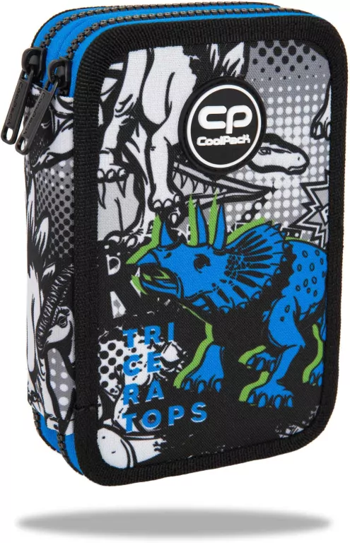 Piórnik podwójny z wyposażeniem Coolpack Jumper 2 T-Rex - tantis.pl