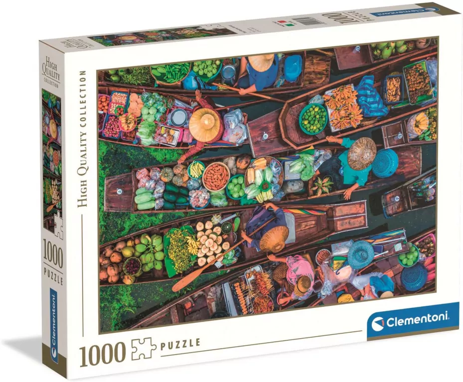 Puzzle 1000 HQ Thai Floating Market - tantis.pl