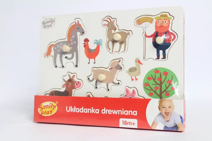 Układanka drewniana farma - tantis.pl