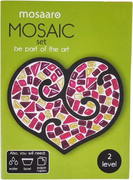 Zestaw kreatywny Mozaika - Serce - tantis.pl