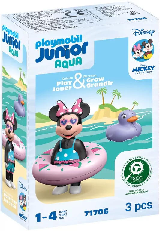 Playmobil JUNIOR & Disney Myszka Minnie i wycieczka na plażę 71706 - tantis.pl