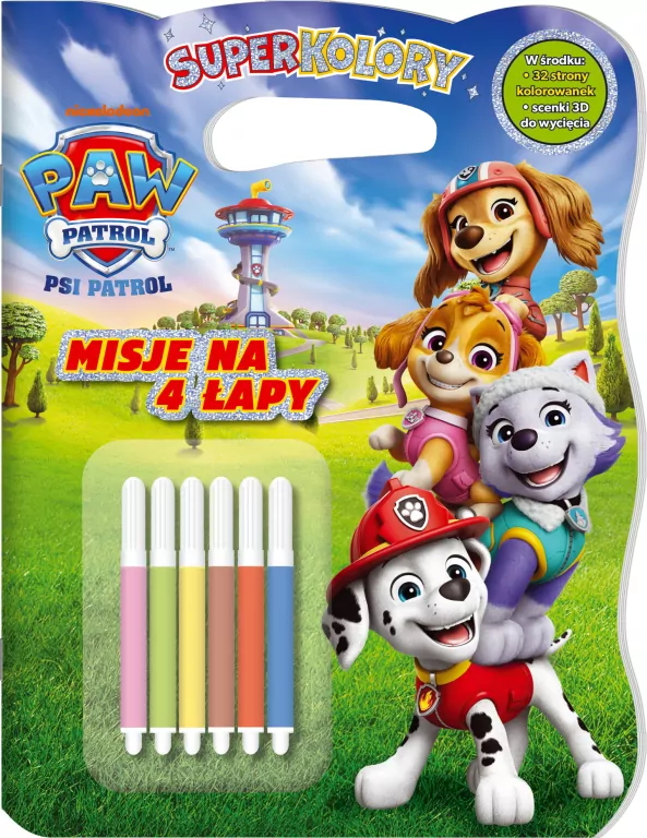Misje na 4 łapy. Psi Patrol. Superkolory - tantis.pl