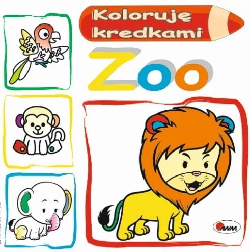 Zoo. Koloruję kredkami - tantis.pl