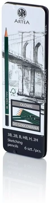 Ołówki do szkicowania. Astra - tantis.pl