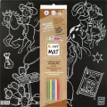 Mata czarna + kreda Western Funny Mat STRIGO - tantis.pl