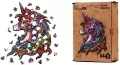 Puzzle drewniane eko 76. Tęczowy jednorożec - tantis.pl
