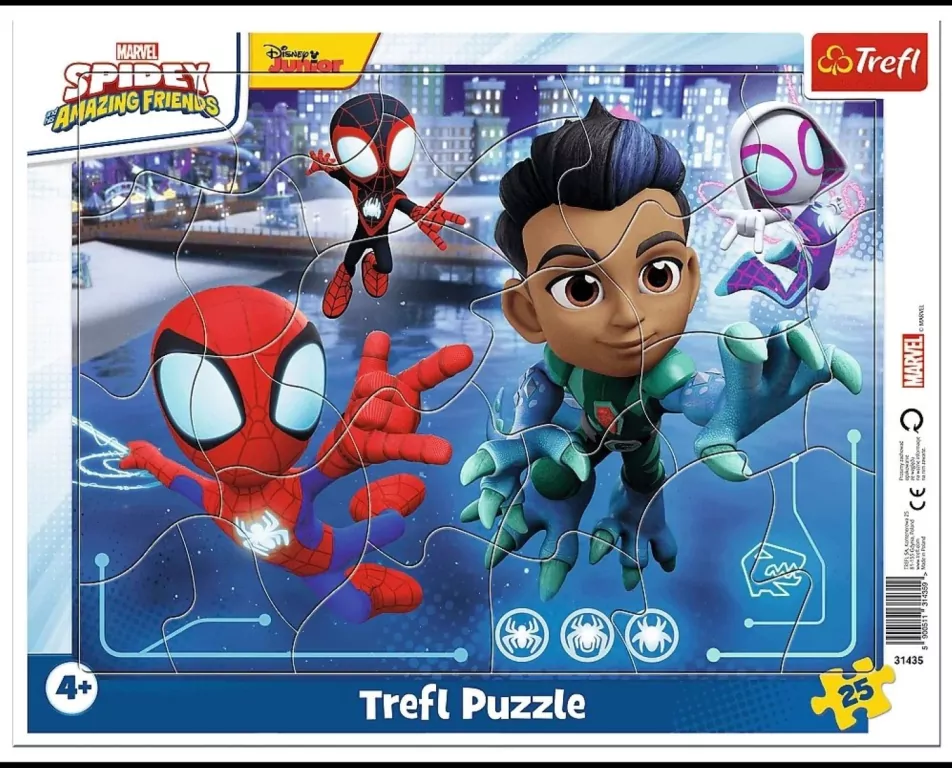Puzzle ramkowe 25 Pajęczy skok TREFL - tantis.pl