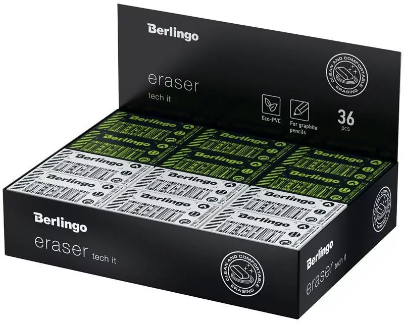 Gumka prostokątna Tech it - tantis.pl