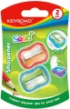 Temperówka plastikowa Rubber pojedyncza Keyroad blister - tantis.pl