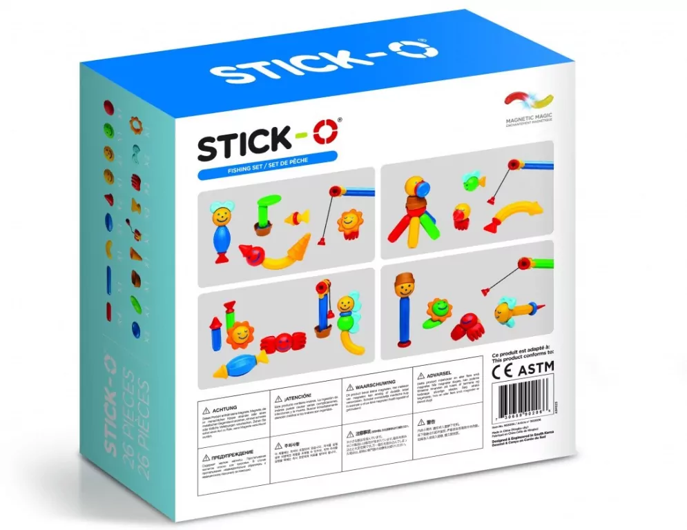 Magformers Stick-O. Zestaw wędkarski. 26 elementów - tantis.pl