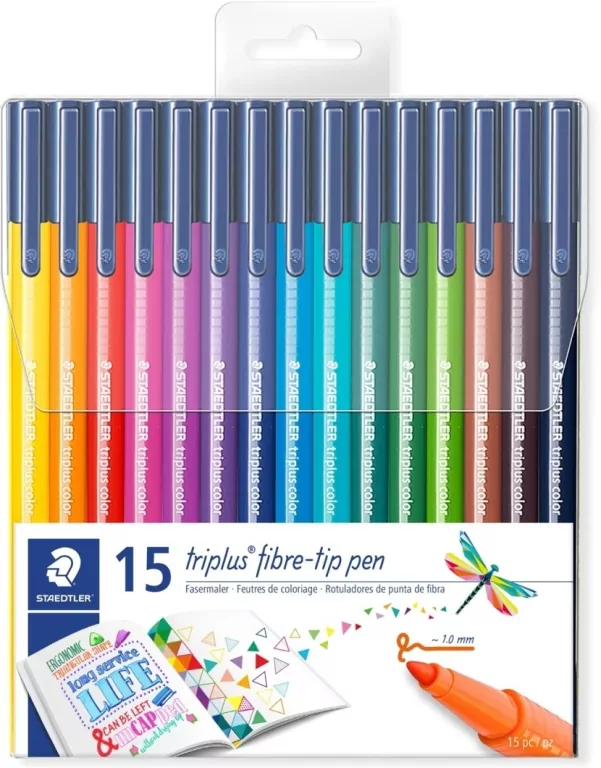 Flamaster Triplus Staedtler 1mm 15 kolorów - tantis.pl